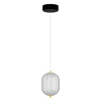 Φωτιστικό Κρεμαστό Led 18W 4000K Χρυσό 20x15x120cm