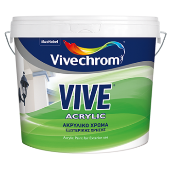 Vive Acrylic Vivechrom - Λευκό 9lt