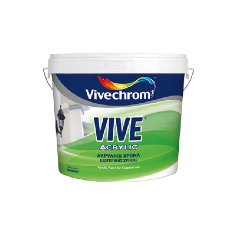 Vive Acrylic Vivechrom - Λευκό 9lt