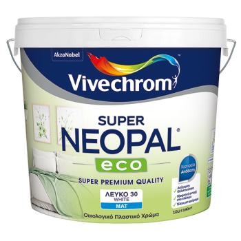 Super Neopal Eco Vivechrom - Λευκο 10lt